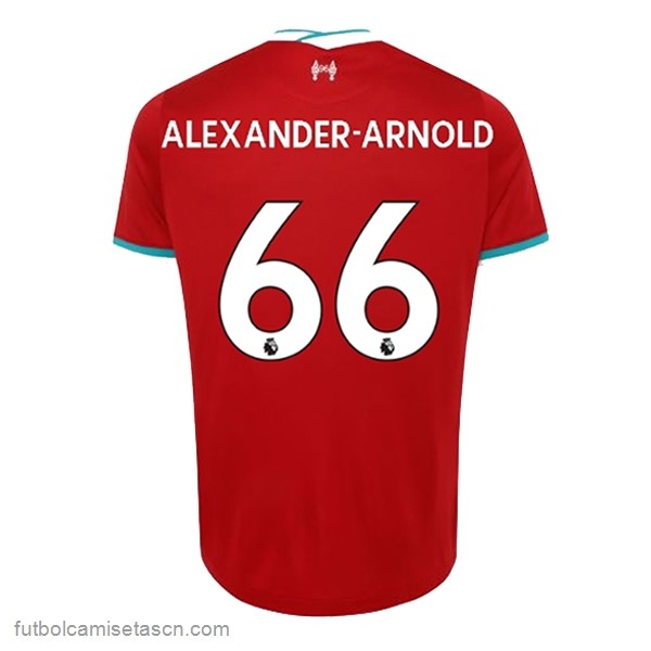 Camiseta Liverpool NO.66 Arnold 1ª 2020/21 Rojo